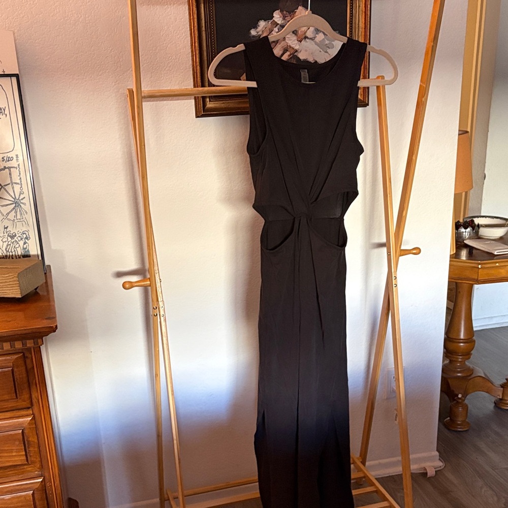 Beyond Yoga Classic Black cutout dress